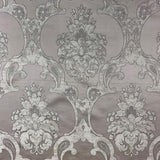 Katherine Textured Faux Silk Jacquard Fabric - Damask Pattern, 55" Width (1 Yard)
