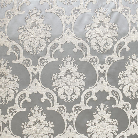Katherine Textured Faux Silk Jacquard Fabric - Damask Pattern, 55" Width (1 Yard)