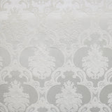 Katherine Textured Faux Silk Jacquard Fabric - Damask Pattern, 55" Width (1 Yard)