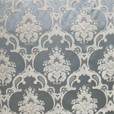 Katherine Textured Faux Silk Jacquard Fabric - Damask Pattern, 55" Width (1 Yard)