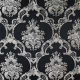 Katherine Textured Faux Silk Jacquard Fabric - Damask Pattern, 55" Width (1 Yard)