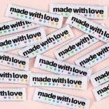 Woven Labels "Made with Love and Swear Words" 10 Pack
