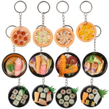 Asian Food Key Rings Assortment (1 DZ)