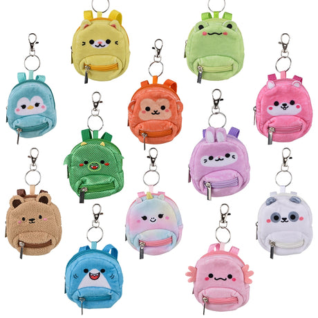 Kawaii Plush Backpack Clip On Blind Bag (12 Pc Display)