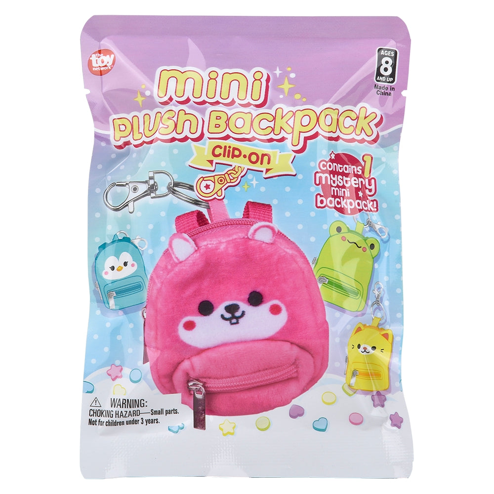 Kawaii Plush Backpack Clip On Blind Bag (12 Pc Display)