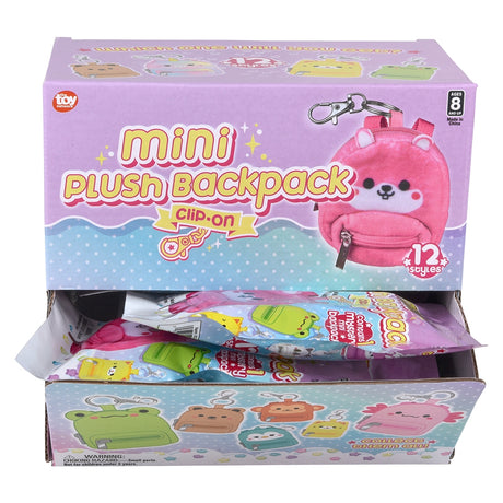Kawaii Plush Backpack Clip On Blind Bag (12 Pc Display)