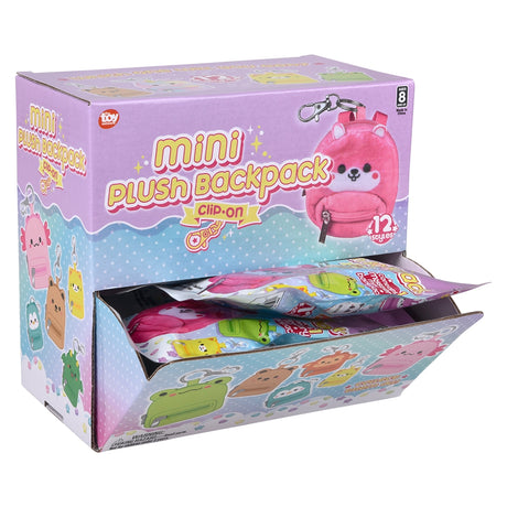 Kawaii Plush Backpack Clip On Blind Bag (12 Pc Display)
