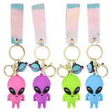 Alien Charm Wristlet Backpack Keyring (24 Ct)