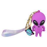 Alien Charm Wristlet Backpack Keyring (24 Ct)