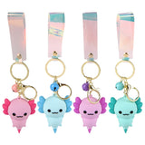 Axolotl Charm Keyring Display (24 Ct)