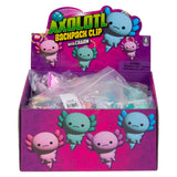 Axolotl Charm Keyring Display (24 Ct)