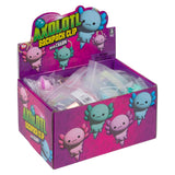 Axolotl Charm Keyring Display (24 Ct)