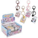 Kawaii Animal Milk Carton Liquid Clip On (24 Pc Display)