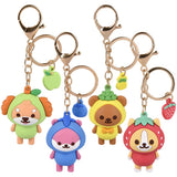Kawaii Fruit Animal Clip Ons (24 Pc Display)
