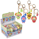 Kawaii Fruit Animal Clip Ons (24 Pc Display)