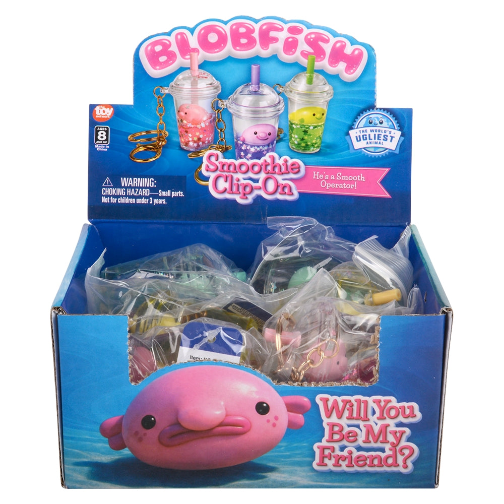Blobfish Clip On Smoothie 3" (12 Pc Display)