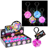 Light-Up Loop Ball Backpack Clip (24 Ct)