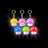 Light-Up Mushroom Clip-Ons (12 Piece Display)