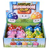 Light-Up Mushroom Clip-Ons (12 Piece Display)