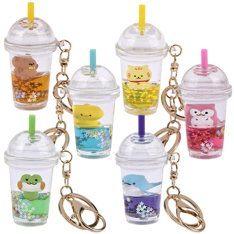 Kawaii Animal Clip On Smoothie Charms (24 Pc Display)