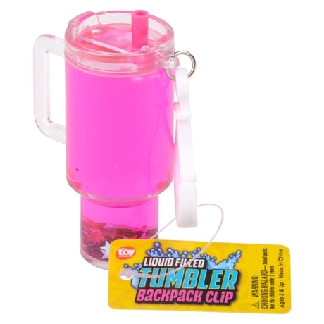 Liquid Filled Tumbler Backpack Clip (24 Ct)