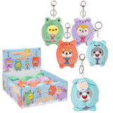 Plush Dressed Animals Backpack Clip On (1 DSP)