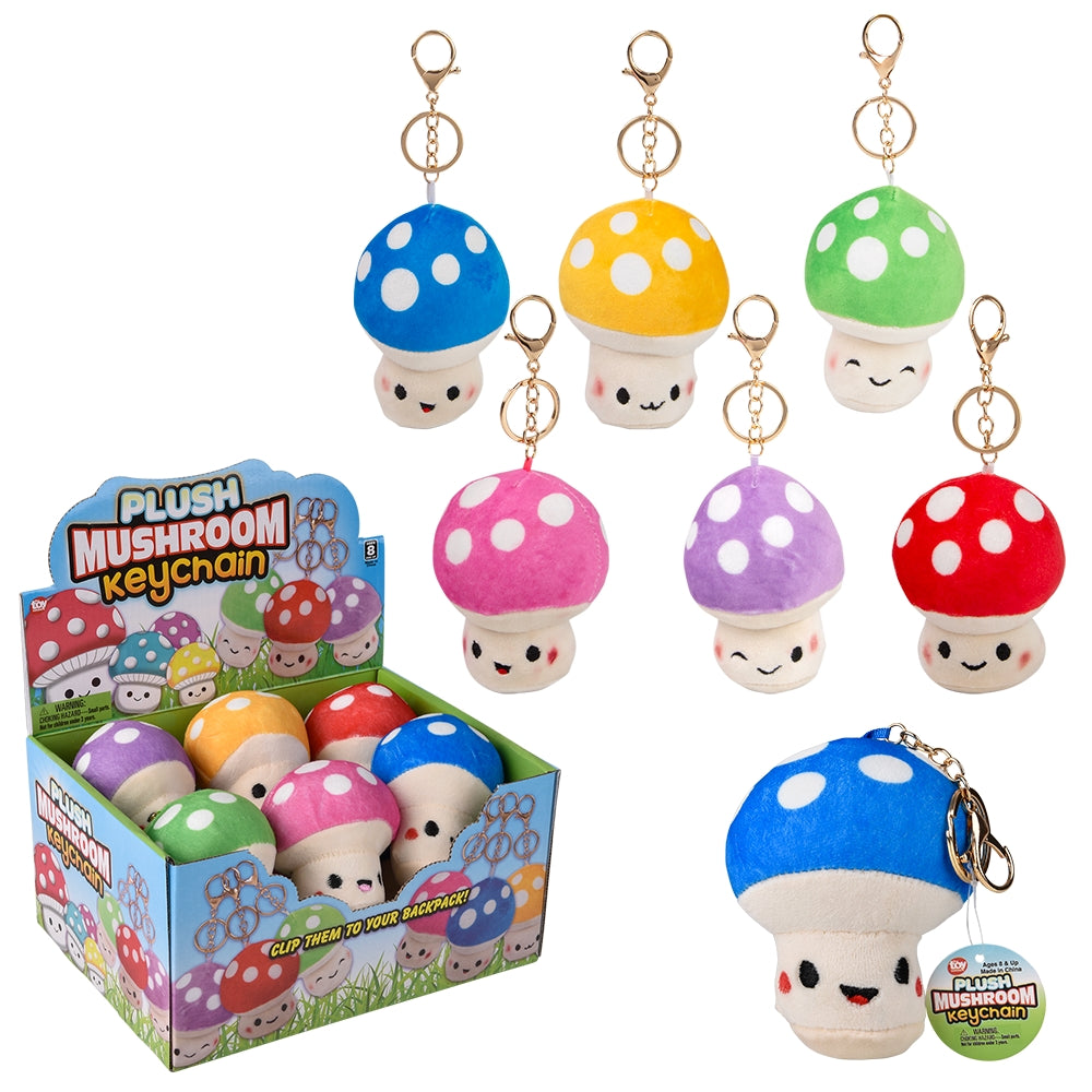 Plush Mushroom Clip Ons (1 DSP)