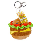 Plush Cheeseburger Clip On (1 DZ)