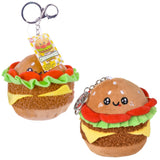 Plush Cheeseburger Clip On (1 DZ)