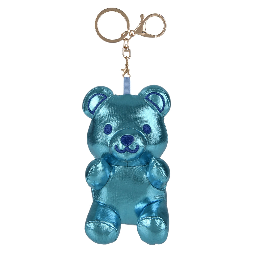 Metallic Yummy Bear Plush Clip On (1 DZ)