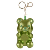 Metallic Yummy Bear Plush Clip On (1 DZ)