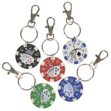 Poker Chip Keychain (1 DZ)