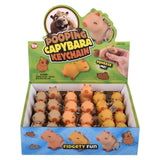 Pooping Capybara Keychain Display (24 Pc)