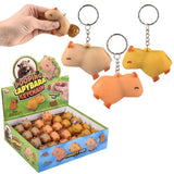 Pooping Capybara Keychain Display (24 Pc)