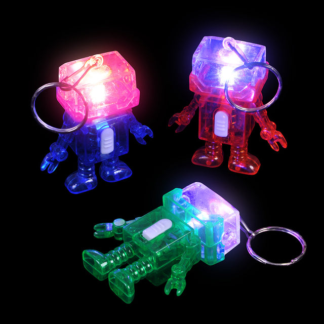 Light-Up Robot Keychain (1 DZ)