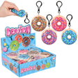 Squish Donut Backpack Clip (24 Pc Display)