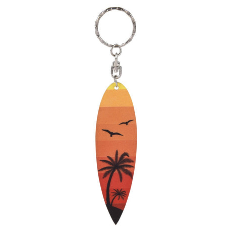 Wooden Surfboard Keychain (1 DZ)