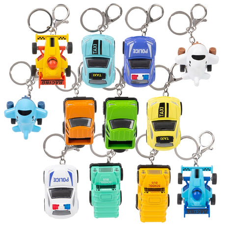 Die-Cast Vehicle Keychain Assortment (18 Ct)
