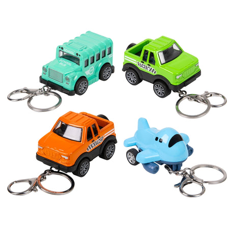 Die-Cast Vehicle Keychain Assortment (18 Ct)