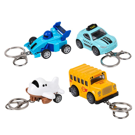 Die-Cast Vehicle Keychain Assortment (18 Ct)