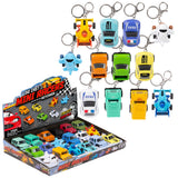 Die-Cast Vehicle Keychain Assortment (18 Ct)