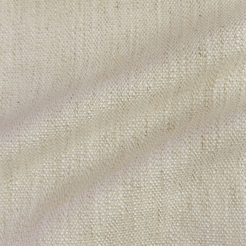 Keith Linen Blend Fabric - Natural Solid, 55" Width (1 Yard)