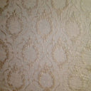 Kelly Embroidered Floral Sheer Polyester Fabric - Beige, Gray, Ivory, White, Flax, 110" Width (1 Yard)