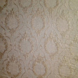 Kelly Embroidered Floral Sheer Polyester Fabric - Beige, Gray, Ivory, White, Flax, 110" Width (1 Yard)