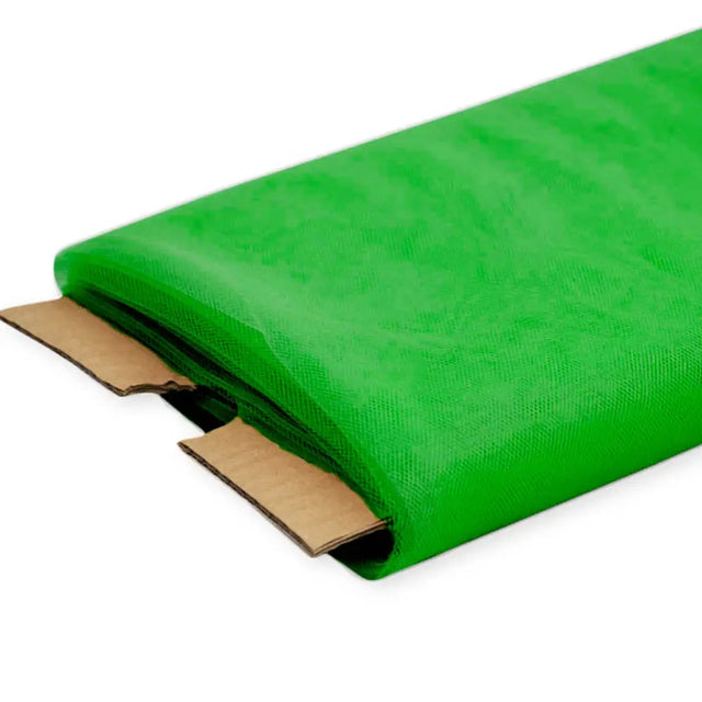 Kelly Green Nylon Tulle Fabric – 40 Yards By Roll