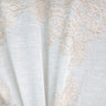 Kendall Fabric Polyester Sheer Fabric - Damask Embroidered, 110" Width (1 Yard)
