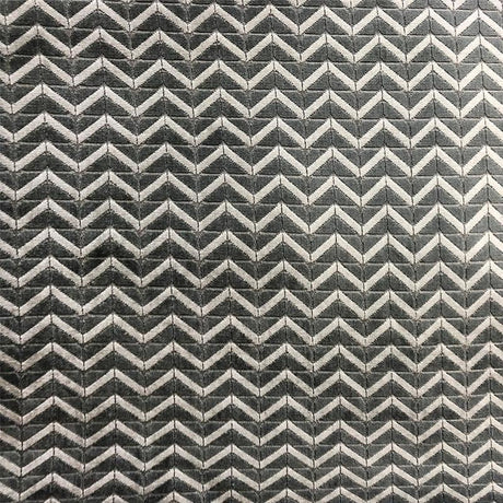 Kenny Cut Velvet Fabric - Zigzag Chevron Pattern, 55" Width (1 Yard)