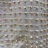 Kerala Small Square Tufted Knots Silk Fabric - 62% Silk, 38% Viscose, 54" Width (1 Yard)