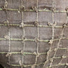 Kerala Small Square Tufted Knots Silk Fabric - 62% Silk, 38% Viscose, 54" Width (1 Yard)