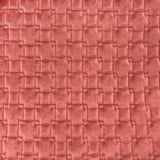 Kerry Quilted Velvet Fabric - Embossed Square Pattern, 58" Width (1 Yard)